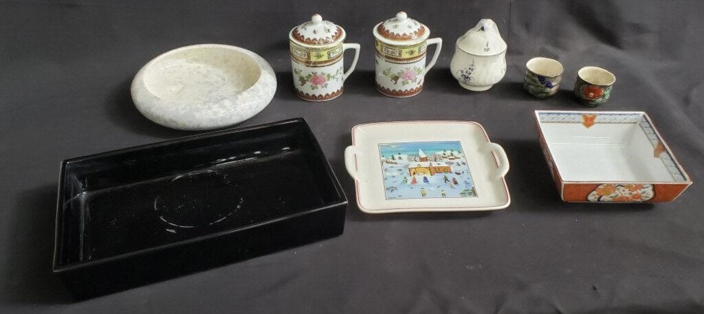 Group of assorted ceramic items
