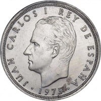 Spain 25 pesetas, 1975