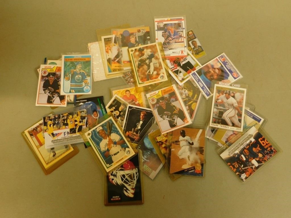 Collectible Hockey / Baseball Cards-Various Years