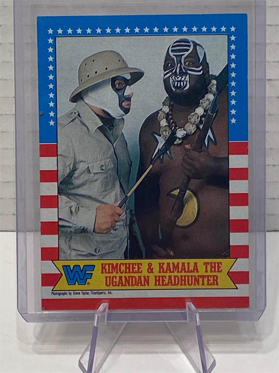 Kamala 1987 WWF Card.