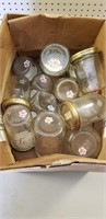 15 Ball and Kerr canning jars