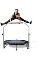 BCAN Mini Trampoline  48IN Black T-handle