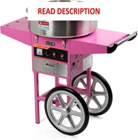 VIVO Pink Electric Commercial Cotton Candy Machine