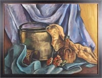PABLO PICASSO ORIGINAL STILL LIFE PAINTING AFTER