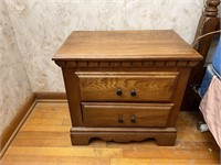 Athens Furniture Wood Nightstand