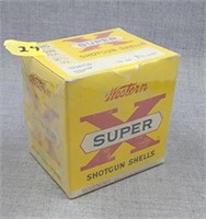 Vintage Western Super X 28 ga. Shotgun box, full!