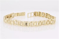 10 Kt Yellow Gold Fancy Design Bracelet