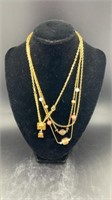 Gold color necklaces