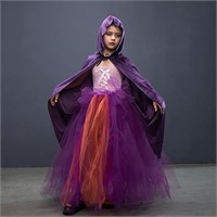 --FYMNS Witch Costume 3pcs Set 4-5YRS