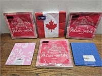 NEW 4 Packs Paper NAPKINS + NEW 2 Cloth Pcs