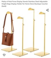 MSRP $47 4 Gold Purse Stands