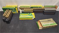 95 Cartridges of 338 + 32 Brass Casings
