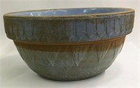 Blue Painted Stoneware Bowl