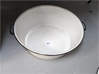 Enameled Washtub