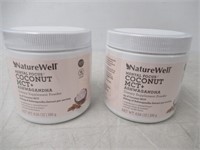 (2) "As Is" NatureWell Mental Focus Coconut MCT +