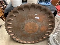 Huge 33” copper charger.