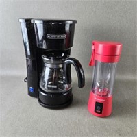 Black & Decker 5 Cup Coffee Maker w/a Blendjet