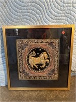 FRAMED TANJORE ART TAPESTRY