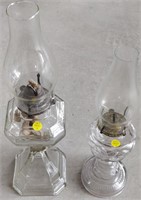 2 Antique Oil Lamps