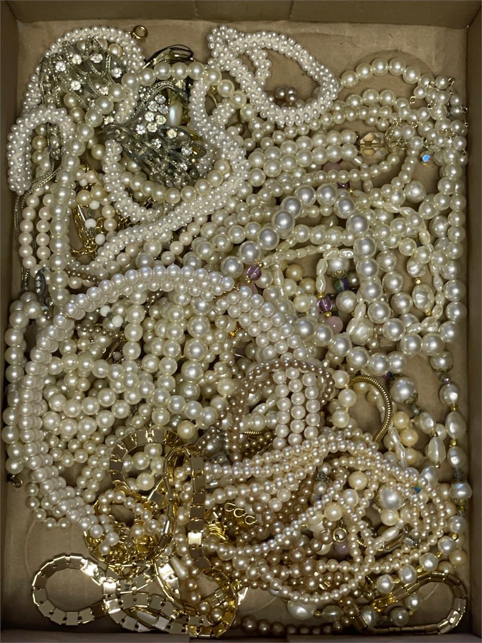 Assorted costume jewelry