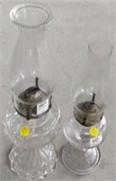 2 Antique Oil Lamps