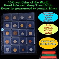 20 Great Coins of the World, hand selected, many t