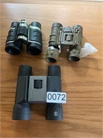 Bushnell binoculars and 2 cheap sets