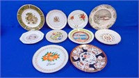 Lot Of Souvenir Collectors Plates (10)