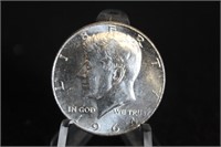 1964 Uncirculated Silver Kennedy Half Dollar