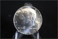 1964 Uncirculated Silver Kennedy Half Dollar