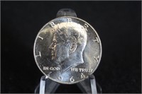 1964 Uncirculated Silver Kennedy Half Dollar