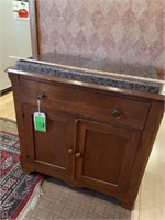 Nice Antique side table or foyer W/ Marble Top