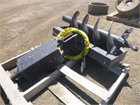 Skid Steer Auger Attachment w/12" Bit