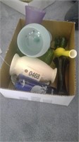 BOX OF VASES