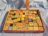 Wood ABC blocks