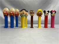 12 PEZ DISPENSERS