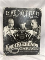 KNUCLEHEADS GARAGE AND PEBBLE BEACH SIGNS