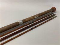 Rare 20 Foot  4 Piece English Fishing Rod