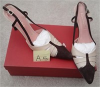 375 - PAIR OF WOMEN'S HEELS SIZE 36.5 (ITALY) (A5)