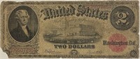 1917 $2 RED SEAL US Note