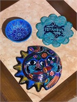 Moon & Stars Plaque, Bowl & Istanbul Plaque