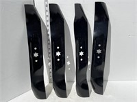 4 MTD Lawnmower blades