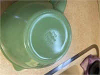 Vintage Fire King green jadeite mixing bowl