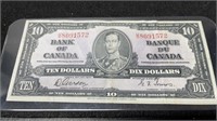 1937 Canadian 10 Dollar Bill