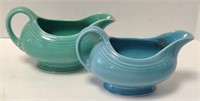 Fiesta Gravy Boats (One Chipped, See Photos)