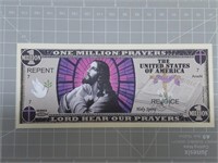 Lord's prayer banknote