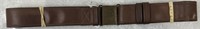 Vietcong Officers Brown Leather Belt & Buckle