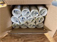 12 Rolls White 18"x9’ Adhesive Magic Cover Liner