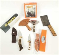 3 collector knives including Schrade