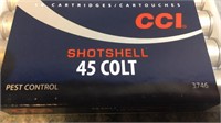 (8) Boxes 45 Colt Shotshell Ammo (80) Rounds.